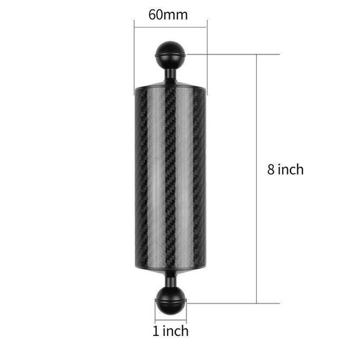 Carbon fiber double head float - carbon,